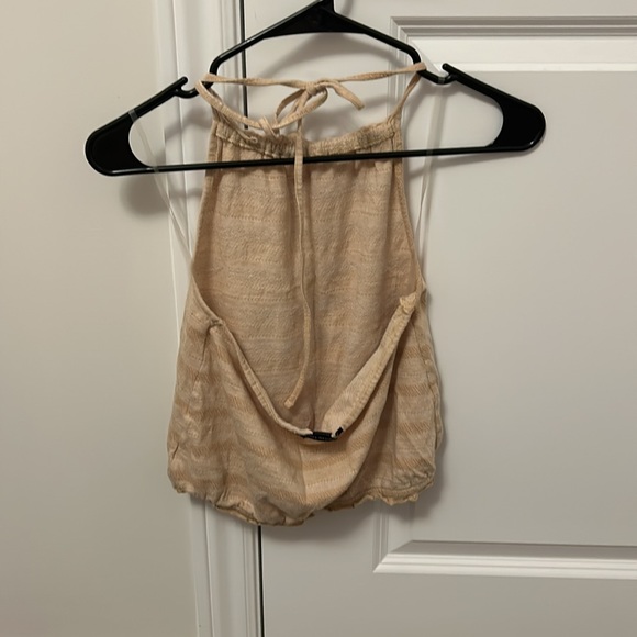American Eagle beige halter tank top - Picture 2 of 2